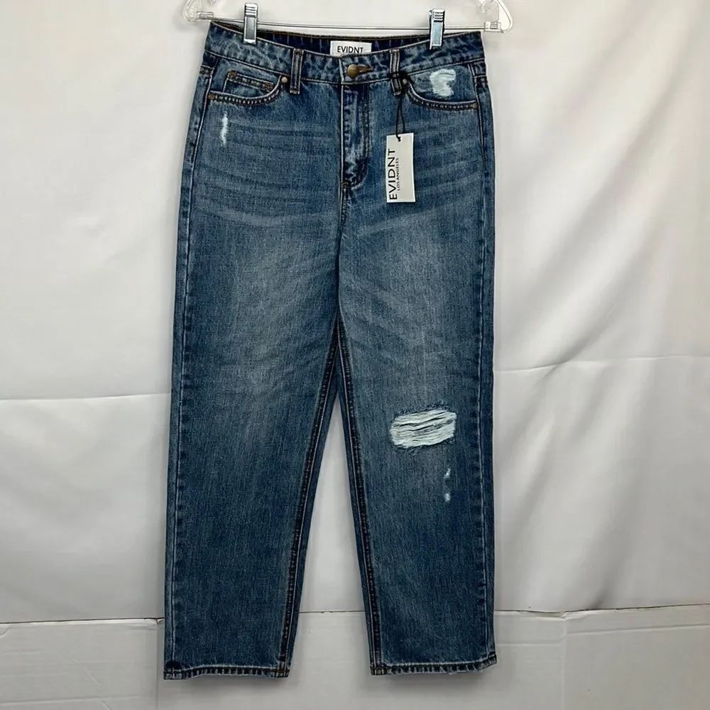 EVIDNT Los Angeles Malibu Girlfriend Jeans size 25 NWT